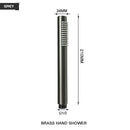 GobekUsa Brass Handheld Shower Head in Brushed Golden Finish