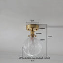 GobekUsa Green Flower Glass LED Ceiling Light Fixture - Nordic Modern Design