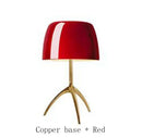GobekUsa Lumiere Glass Table Lamp - Modern LED Desk Light for Bedroom and Living Room