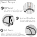GobekUsa 45CM Flocking Hanger: Non-Slip Velvet Trousers Rack for Clothing Store