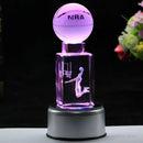 GobekUsa Crystal Lights Basketball Table Lamp for Bed Room Decor