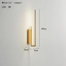 GobekUsa Brass Wall Sconce Dimmable Modern Lamp for Foyer, Bedroom, Restaurant, Aisle