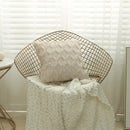 GobekUsa Embroidered Diamond Cushion Cover for Modern Living Room Decor