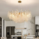 GobekUsa Gold Tree Branch Chandelier: Elegant European Style Pendant Light for Home Decor