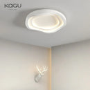 GobekUsa LED Round Ceiling Lamp with Remote Control Dimming for Modern Indoor Lighting