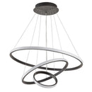 GobekUsa Circles Chandelier Pendant Lamp 3 Rings Ceiling Light