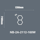 GobekUsa Hexagon LED Ceiling Light: High-Performance, Best-Selling, Honeycomb Design