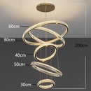 GobekUsa Crystal Chandelier Stair Pendant Lamp Living Room Interior Lighting