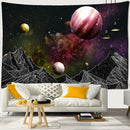 GobekUsa Black & White Stars Mandala Tapestry - Home Decor