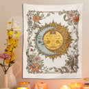 GobekUsa Celestial Sun Moon Tapestry Wall Hanging for Home Decor and Boho Aesthetic