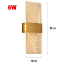 GobekUsa Acrylic Touch Sensor LED Wall Lamp, Modern Sconces, 6W Indoor Lighting for Home Decor