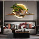 GobekUsa Landscape LED Wall Light: Modern Chinese Mural Sconce for Home Decor