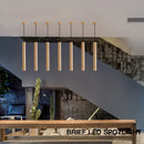 GobekUsa LED Tube Pendant Lamp for Dining Room, Bedroom, Kitchen, Bar, Hall