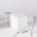 GobekUsa Cube Round Statue Decor Ceramic Ornament Sculpture Artwork for Desk & Room