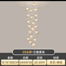 GobekUsa Cube Chandelier Pendant Lights for Restaurant Loft Stairwell Bedroom Art Décor