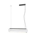 GobekUsa Glass Cylinder Chandelier: Sleek Indoor Lighting for Living Room & Dining Room