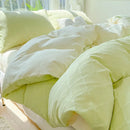 GobekUsa Diamond Grid Jacquard Bedding Sets: Cooling, Soft Duvet Cover for Summer & Autumn