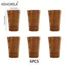 GobekUsa Handmade Natural Wooden Tea Cups - Set of 2 | Japan Style Cups for Tea, Coffee, Beer, Milk, Water
