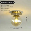 GobekUsa Gold Ball Glass Ceiling Lamp: Modern Nordic Living Room Lights for Loft Decor