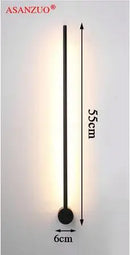 GobekUsa Black Gold Aluminum LED Wall Sconce, Modern Home Decor for Living Room, Bedroom