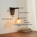 GobekUsa LED Glass Sconce Wall Lamp Nordic Stair Light Fixtures