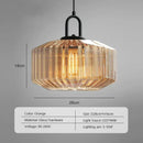 GobekUsa Glass LED Pendant Chandelier Colorful Kitchen Island Light Fixture