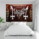 GobekUsa Black Metal Singer Tapestry Hellhammer Watain Flag Banner 90x150cm