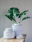 GobekUsa Chinese Retro Ceramics Golden Vase with Cover for Home Décor and Organization