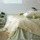 GobekUsa Cartoon Embroidery Comforter Set with Silky Cooling Touch Fitted Sheet - Luxury Rayon Bedding Set