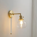 GobekUsa Glass Ball Wall Lamp Sconce Modern Nordic Sconce Lighting for Bedroom Mirror
