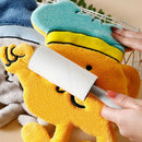 GobekUsa Cartoon Microfiber Hand Towel for Kitchen & Bathroom Decor