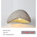GobekUsa Japanese Wabi Sabi LED Pendant Lamp Modern Simple Living Room Bedroom Chandelier
