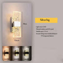 GobekUsa Crystal Nordic LED Wall Lamps | Modern Corrugated Sconces for Home Decor
