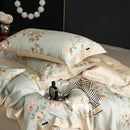 GobekUsa Eucalyptus Fiber Bedding Set: Duvet Cover, Bed Sheet, Fitted Sheet, Pillowcases