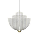 GobekUsa Geometric Iron Chandelier | Nordic Loft Pendant Light Fixture
