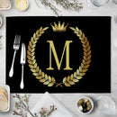 GobekUsa Kitchen Table Mats Set of 4, 42*32cm, Cotton Linen Coasters for Dining Home Decor
