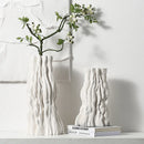 GobekUsa Abstract Irregular Trunk Fold Ceramic Vase for Home Decor
