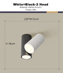 GobekUsa 22W Dimmable Square LED Ceiling Spot Light for Indoor Lighting