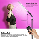 GobekUsa LED Light Wand RGB Stick with Tripod Remote Control Handheld Lamp