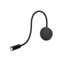 GobekUsa 3W LED Wall Spot Light with On/Off Switch, Flexible Desk Reading Lamp