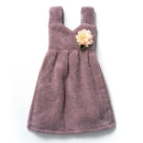 GobekUsa Kids' Cute Dress Hand Towel: Thick Coral Velvet, Soft Touch, Home & Kitchen Cleaning