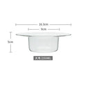 GobekUsa Cute Straw Hat Glass Bowl for Desserts and Fruits