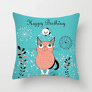 GobekUsa Hello Cat Pillow Cover - Modern Design for Home Decor - Cute & Cozy