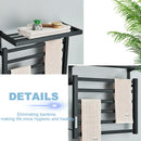 GobekUsa Electric Towel Warmer Rack Digital Display Temperature Time Control Towel Rail