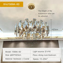 GobekUsa Crystal LED Chandelier for High-end Living Spaces