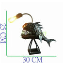 GobekUsa Lantern Fish LED Table Lamp for Bedroom, Study, and Living Room Decor