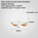 GobekUsa LED Saucer Ceiling Chandelier: Modern & Atmospheric Living Room Pendant Light
