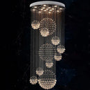 GobekUsa Crystal LED Chandelier for Large Villa Ceiling Lights & Elegant Home Decor