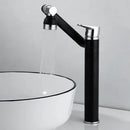 GobekUsa Antique Bronze Bathroom Sink Faucet Hot Cold Water Mixer Deck Mounted