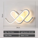 GobekUsa LED Wall Sconce Light Acrylic Lamp for Bedroom Corridor Chandelier Style